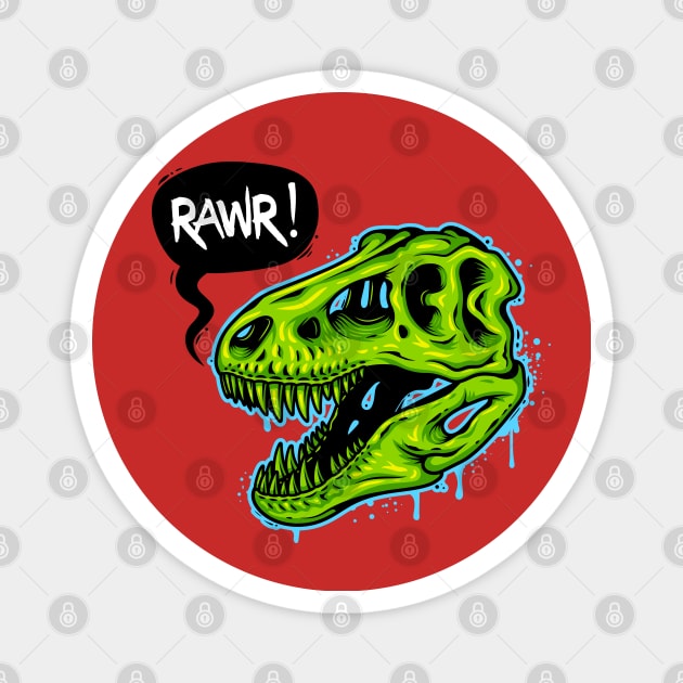 Rawr Dinosaur Magnet by Mako Design 